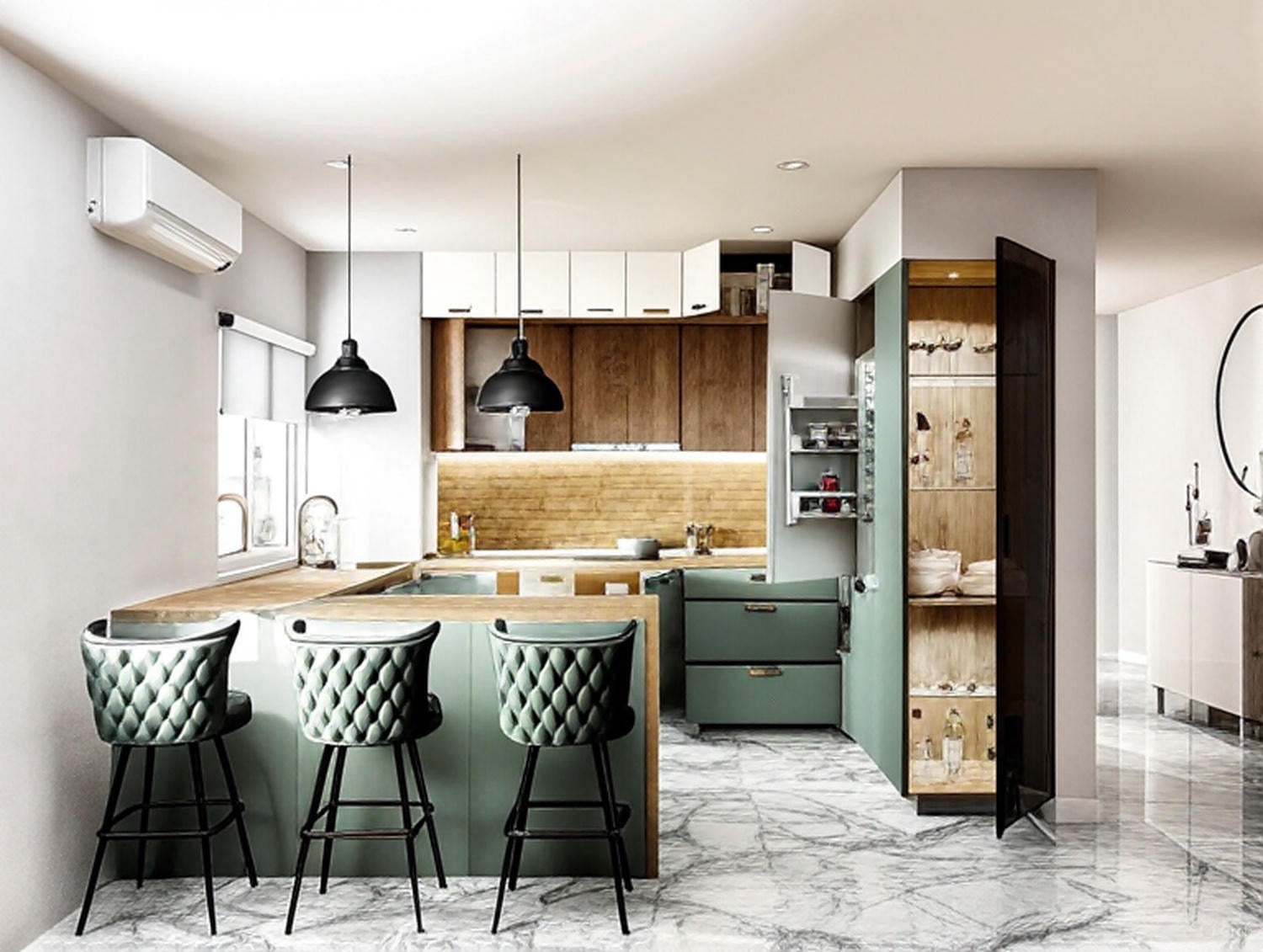 Кухня ОЛИВ ХЪНТЪР СТУДИО