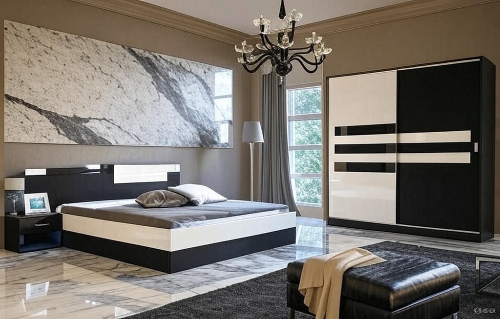 Спален комплект INFINITY BLACK