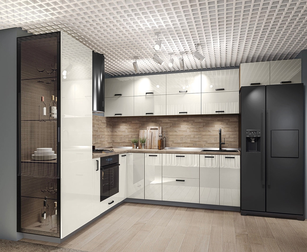 Кухня CRYSTAL REFLECTION