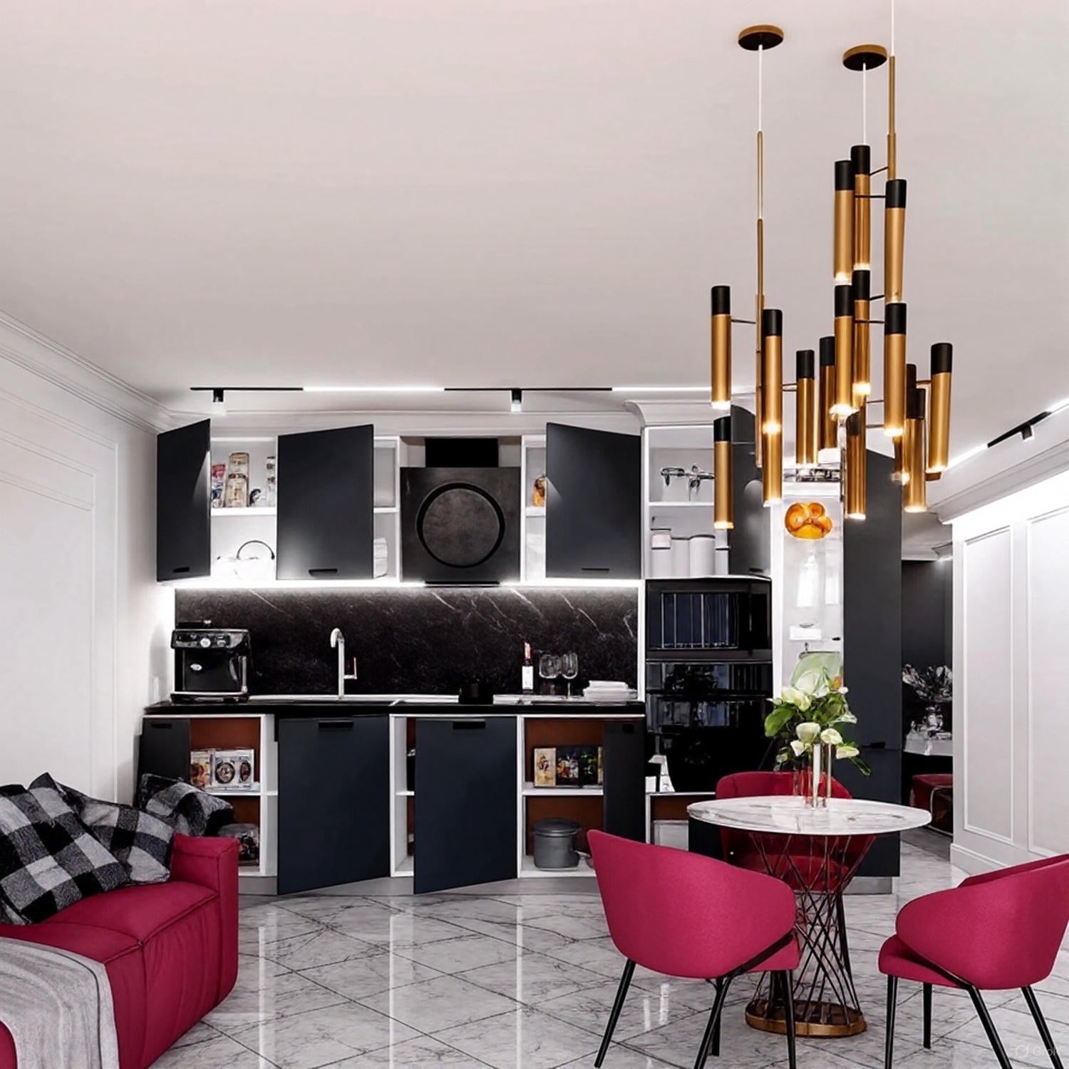 Кухня CARBON ELEGANCE