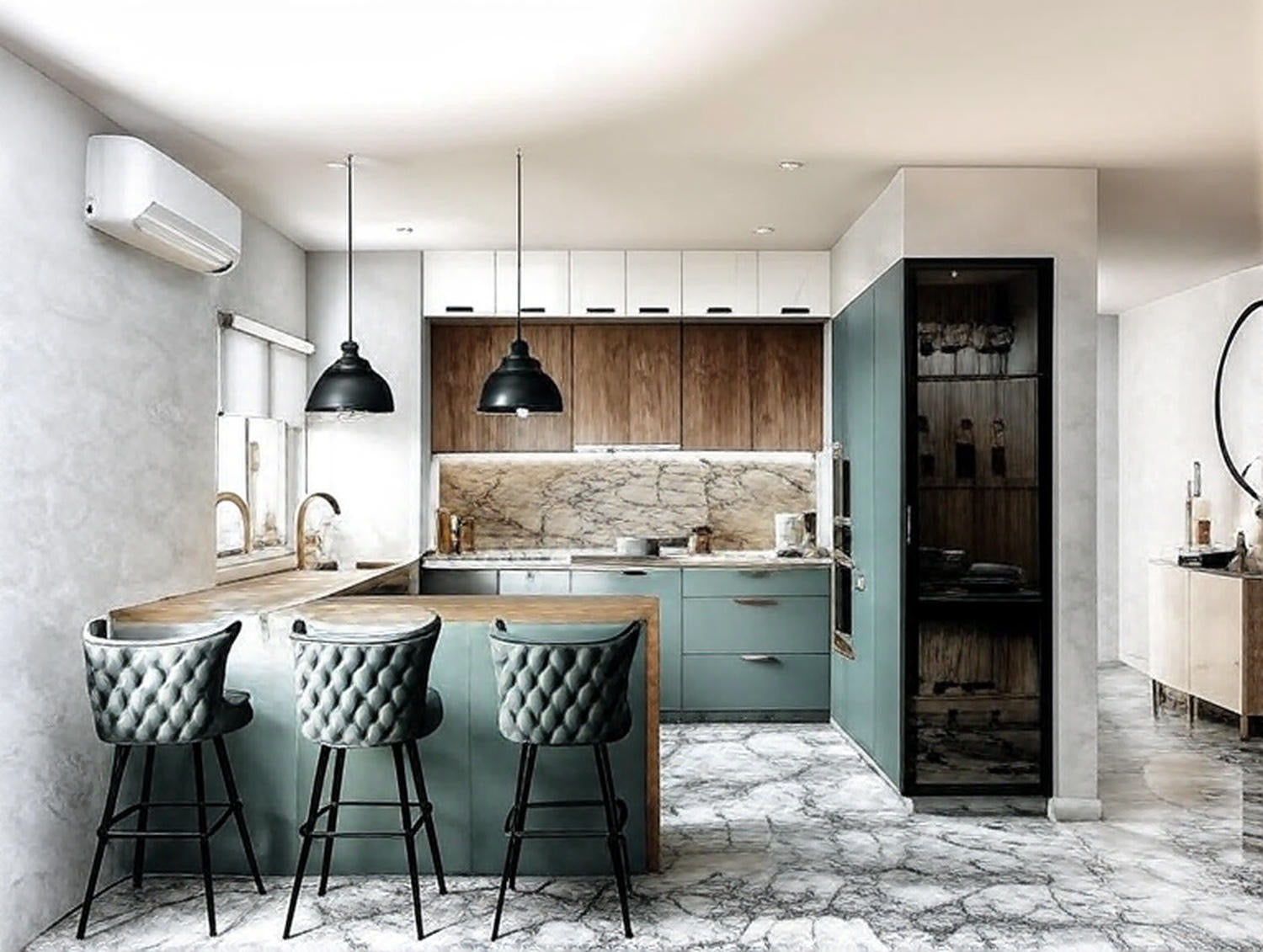 Кухня ОЛИВ ХЪНТЪР СТУДИО