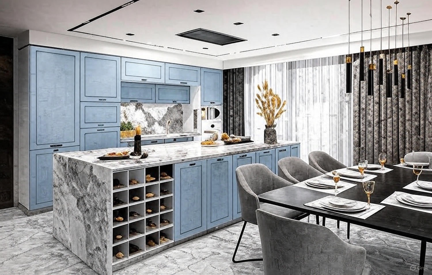 Кухня Marble Sky