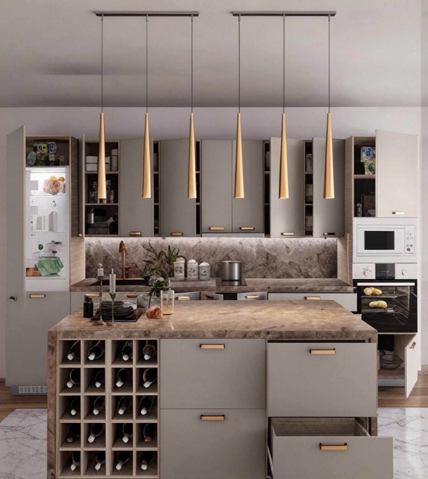 Кухня CAPPUCCINO ELEGANCE