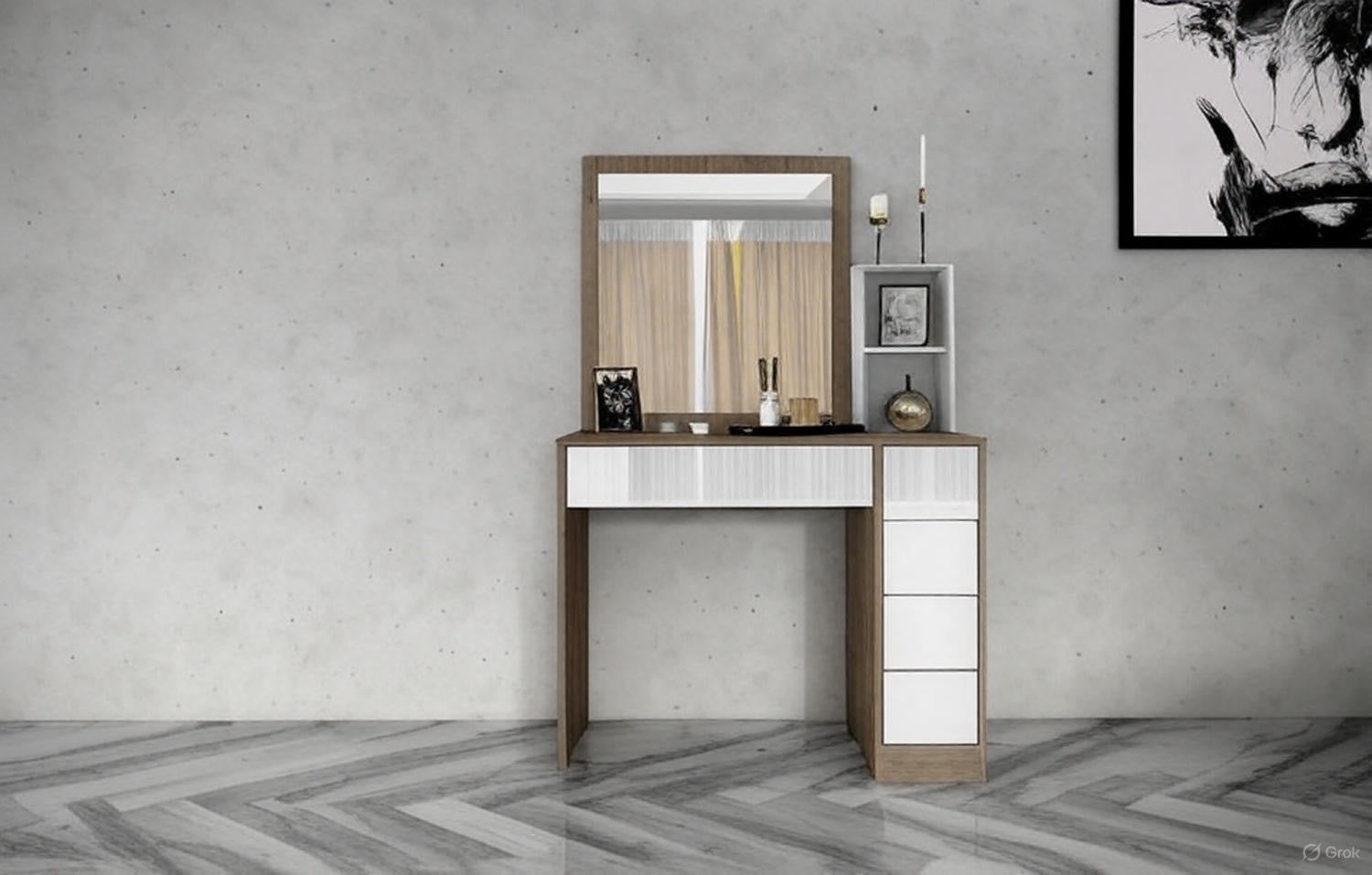 Спален комплект ARVEN WHITE GLOSS