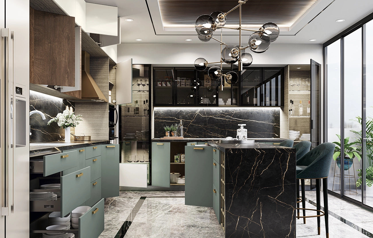 Кухня ОЛИВ НОАР АТЕЛИЕ