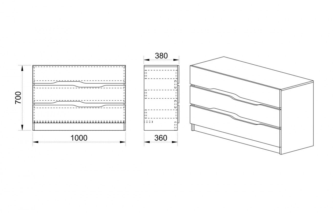 Спален комплект BLACK MARBLE