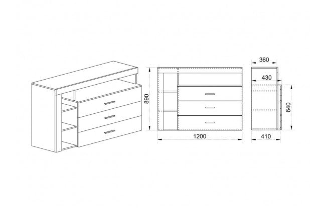 Спален комплект COBALT VISION