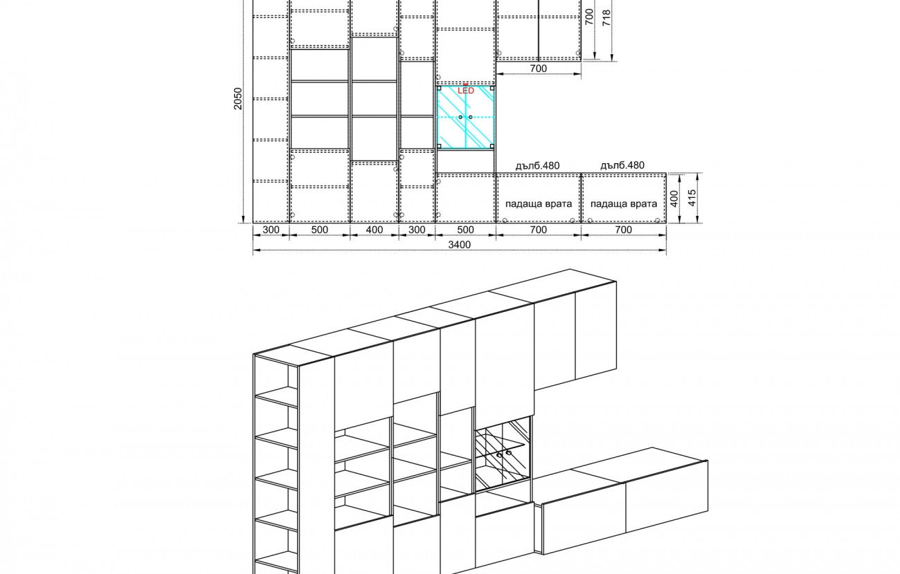 Секция INFINITY WHITE
