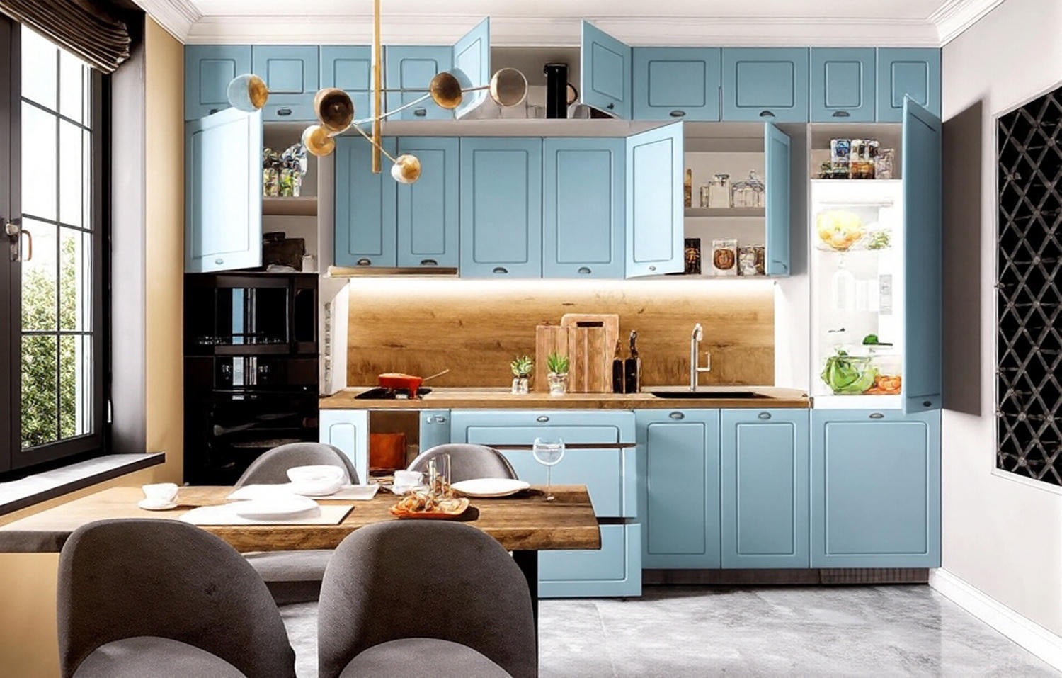 Кухня „DENIM SERENITY“