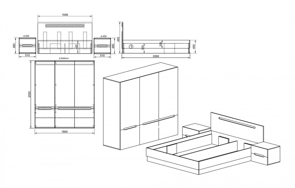 СПАЛЕН КОМПЛЕКТ ECLAT