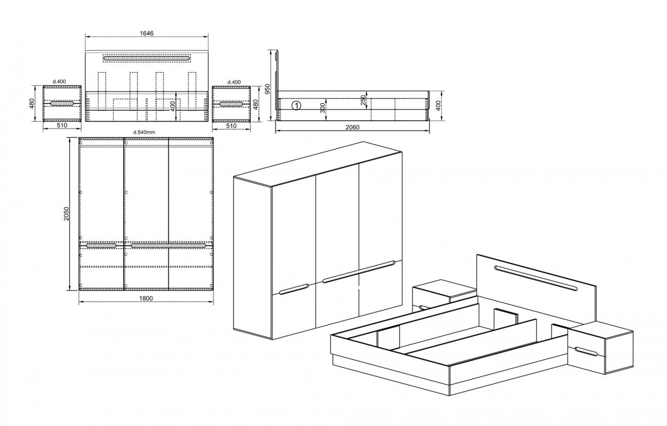 СПАЛЕН КОМПЛЕКТ ECLAT