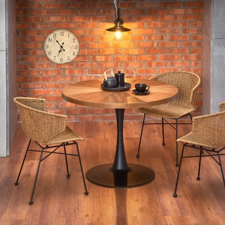 Трапезна маса Carmelo Walnut Round