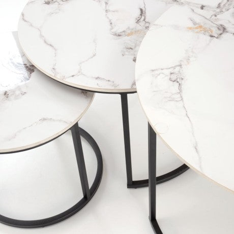 Комплект холни маси Gilda Marble Trio
