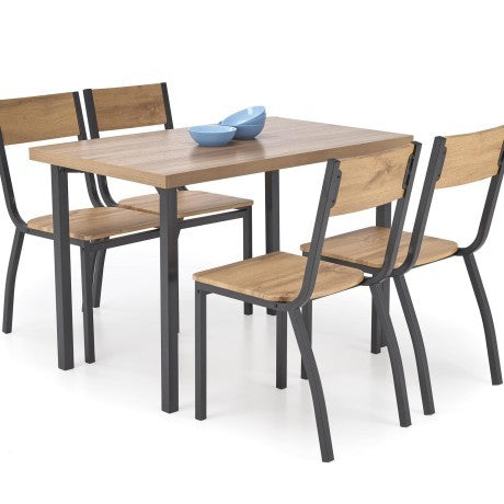 Комплект трапезна маса и 4 стола Milton