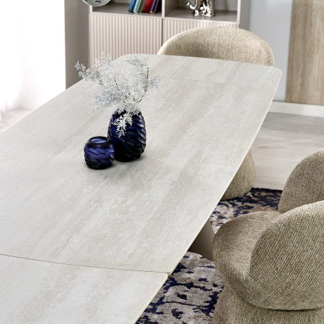 Трапезна маса Salix Travertine Luxe Extend